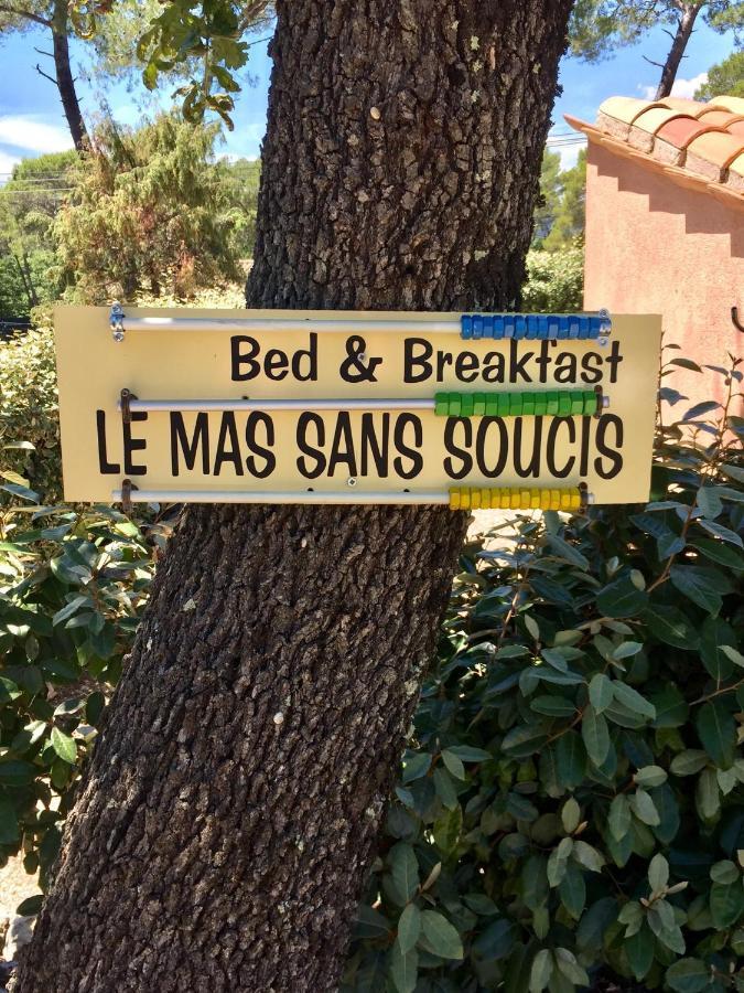 Bed and Breakfast Domaine Le Mas Sans Soucis Fayence Exteriér fotografie